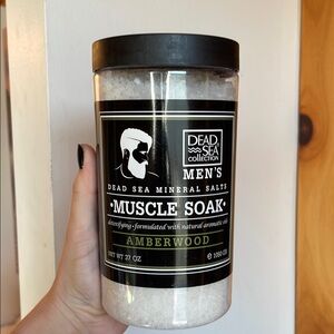 Men's Dead Sea Salt Muscle Soak - Amberwood